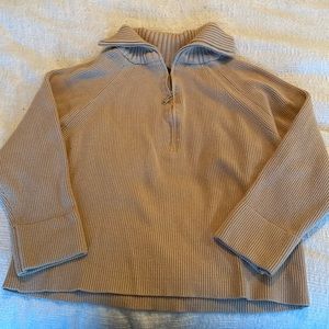 Knit Quarter Zip Pullover